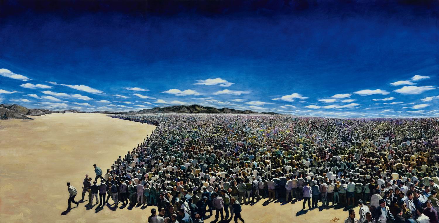 2017年《人山人海 》230×450cm布面油画.jpg