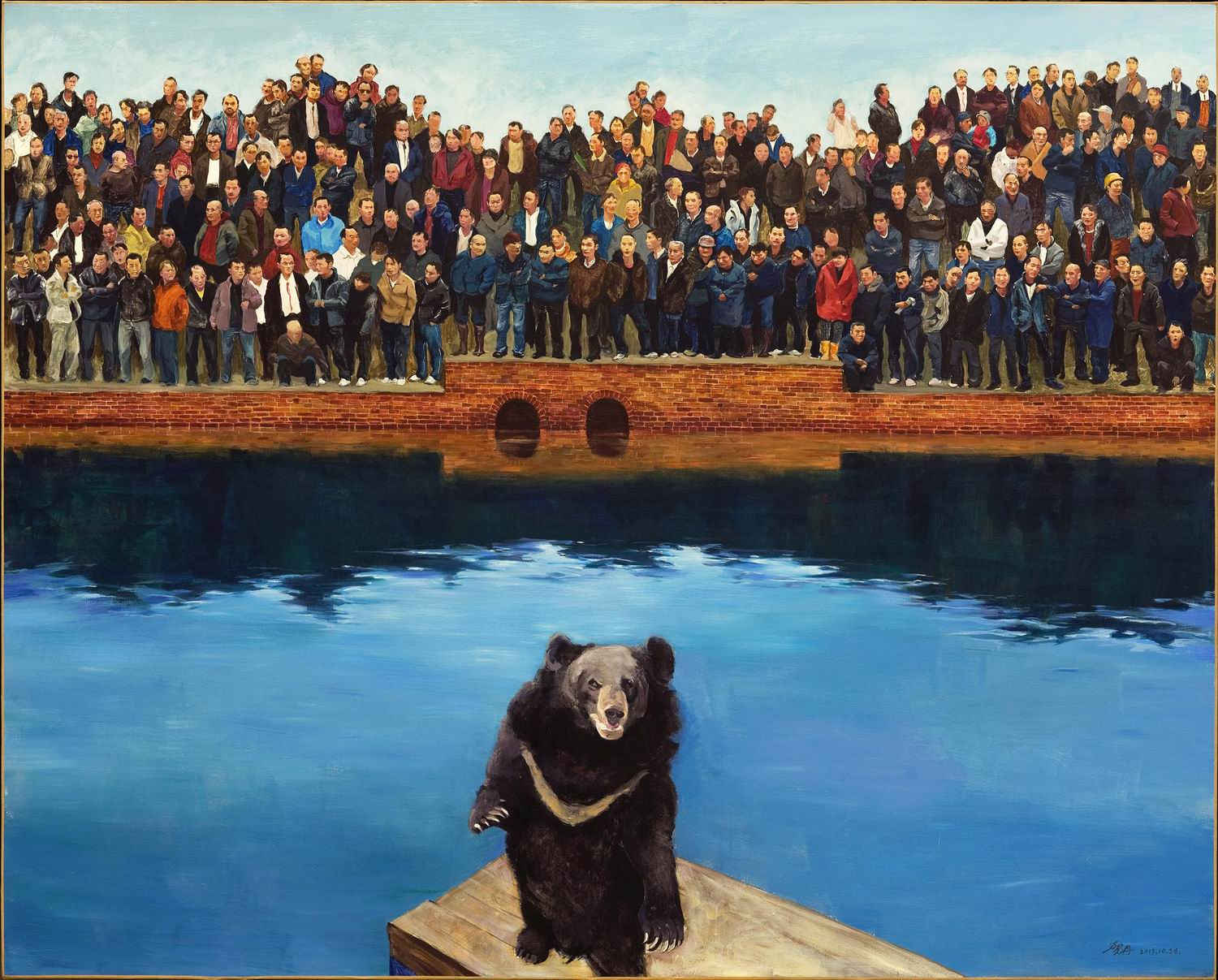 2013年《狗熊》200x250 cm 布面油画.jpg